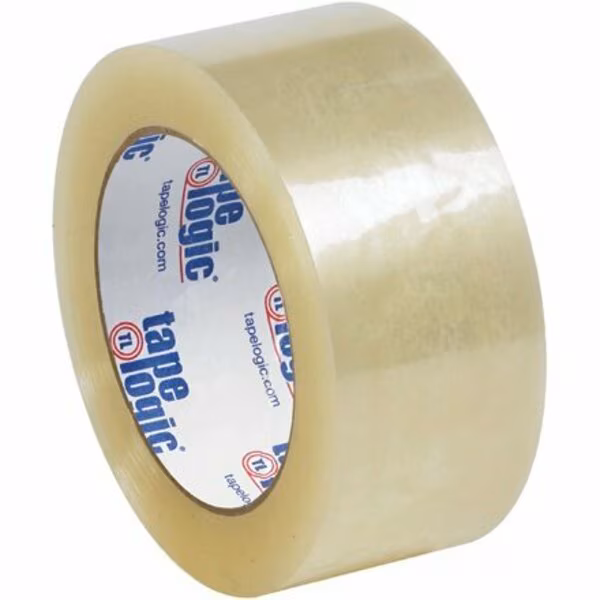 2'' x 110 yds. Clear Tape Logic #122 Quiet Carton Sealing Tape, 6PK, Bsc Preferred, Mfr#: T9021226PK